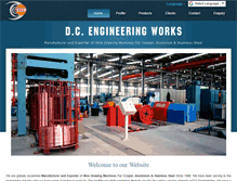 Tablet Screenshot of dcengineeringworks.com